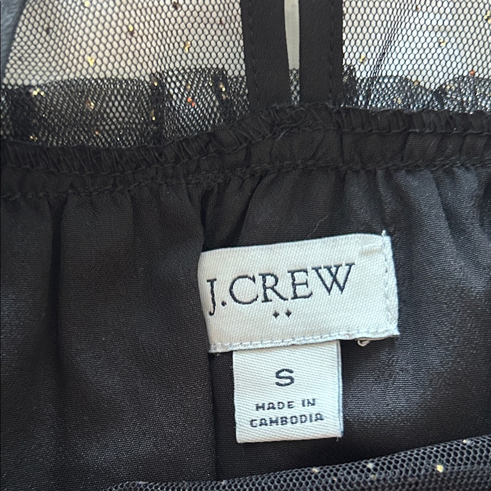 J. Crew black and gold top - Picture 2 of 6